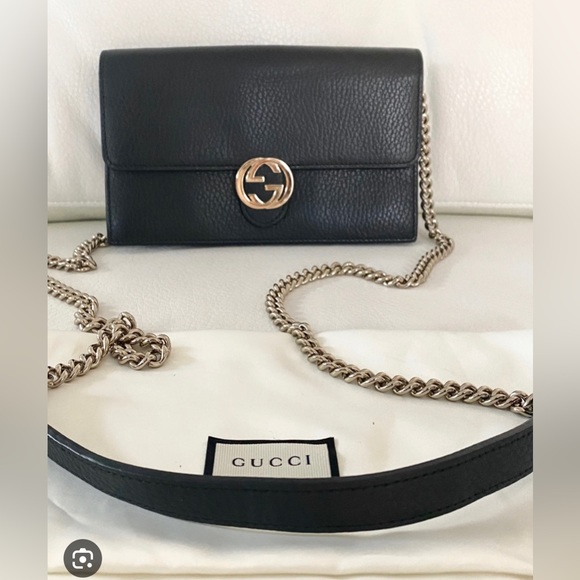 SOLD gucci interlock wallet on chain - Picture 2 of 2
